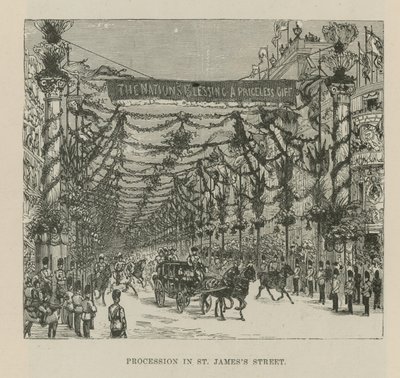 Processie in St. James