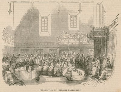Schorsing van het Imperial Parliament door English School