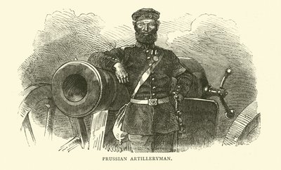 Pruisische artillerist, september 1870 door English School