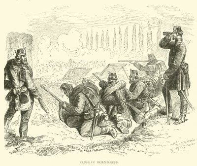 Pruisische scherpschutters, februari 1871 door English School