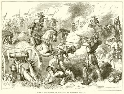 Achtervolging en nederlaag van muiters door Roberts brigade door English School