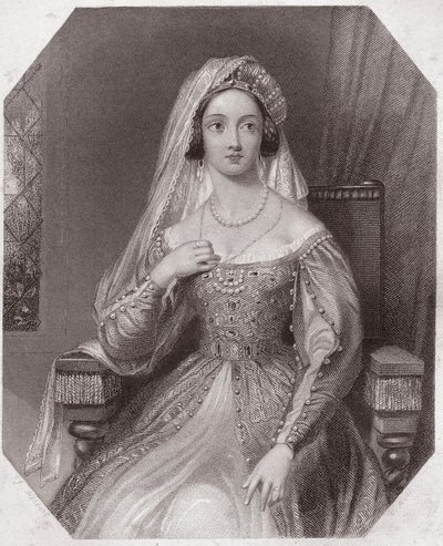 Koningin Catharina van Aragon, vrouw van Hendrik VIII - 