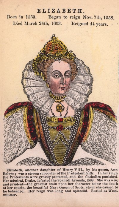 Koningin Elizabeth I door English School