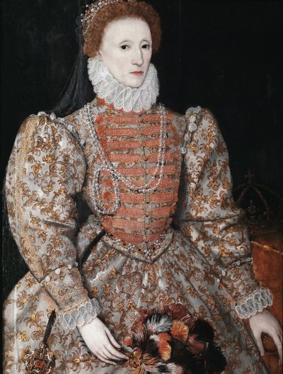 Koningin Elizabeth I, ca. 1575 door English School