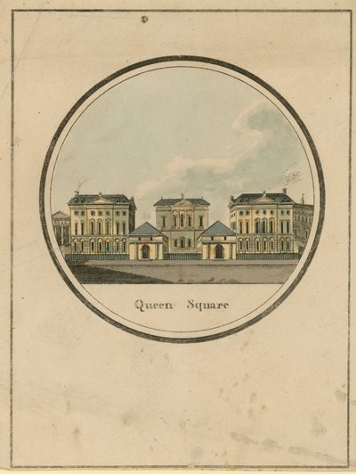Queen Square door English School
