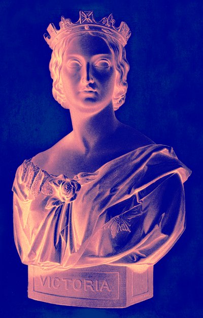 Koningin Victoria, illustratie uit The Queens of England of Royal Book of Beauty, gepubliceerd ca. 1875 door English School