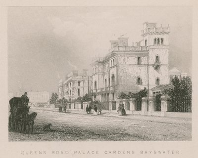 Queens Road Palace Gardens, Bayswater, Londen door English School