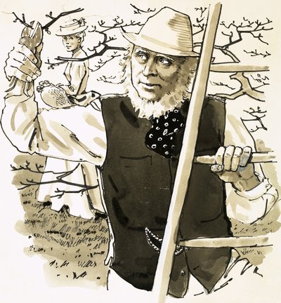 R D Blackmore, de auteur van Lorna Doone door English School