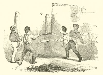 Rackets (gravure) door English School
