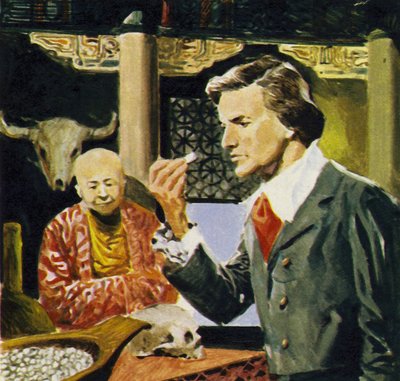 Ralph von Koenigswald ontdekte de tanden van een gigantisch wezen in een Chinese curiosawinkel door English School