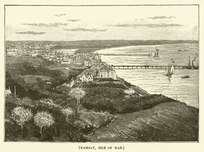 Ramsay, eiland Man (gravure) door English School
