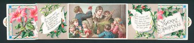 Ontvangst van een Kerstpakket, Kaart (Boekmerk) door English School