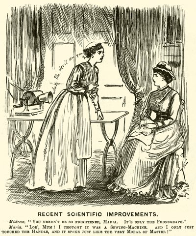 Recente Wetenschappelijke Verbeteringen (gravure) door English School