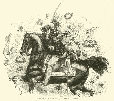 Ontvangst van de veroveraars in Berlijn, april 1871 door English School