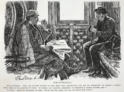 Wederzijds, illustratie uit Punch door English School