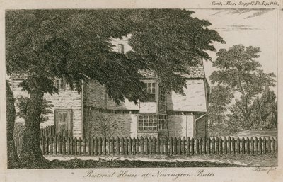 Rectoriaal huis in Newington Butts, Southwark, Londen door English School