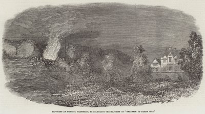 Vreugde in Henllys, Beaumaris, ter Viering van de Meerderjarigheid van "De Erfgenaam van Baron Hill" door English School