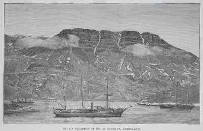 Hulpsquadron van 1884 in Godhavn, Groenland, Londen 1886 door English School