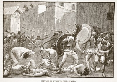 Terugslag van Pyrrhus uit Sparta door English School