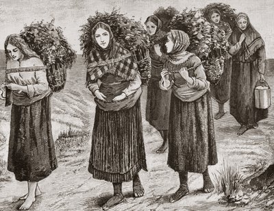Terugkeer van de Shieling, de Hebriden in c.1880, uit 