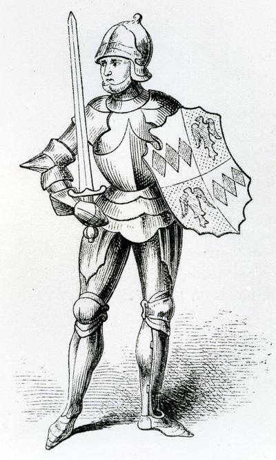 Richard Neville, 16e Graaf van Warwick (1420-71) door English School