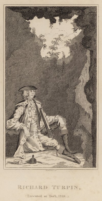 Richard Turpin, geëxecuteerd in York, 1739 door English School