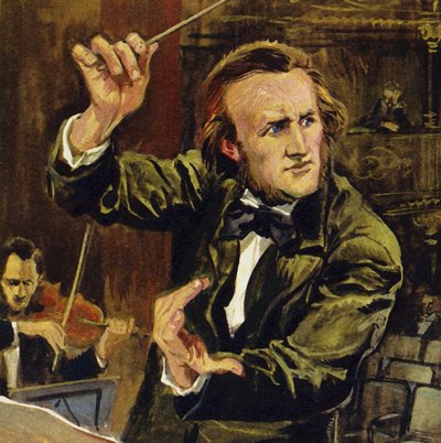 Richard Wagner werd geboren in Leipzig in 1813 door English School