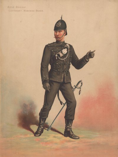 Rifle Brigade, Luitenant, Marching Order door English School