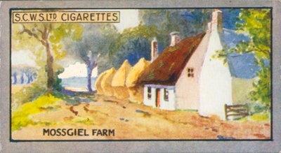 Robert Burns: Mossgiel Farm (kleurenlitho) door English School