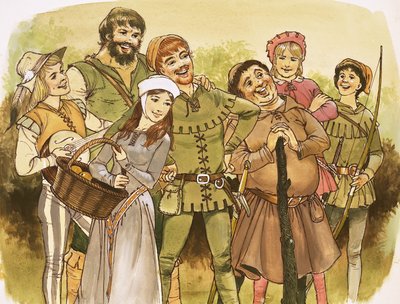 Robin Hood en zijn Vrolijke Mannen door English School