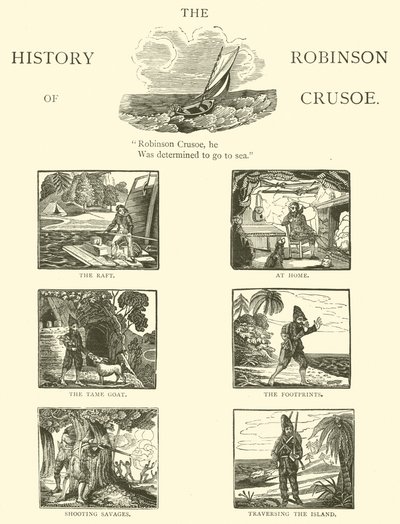 Robinson Crusoe door English School