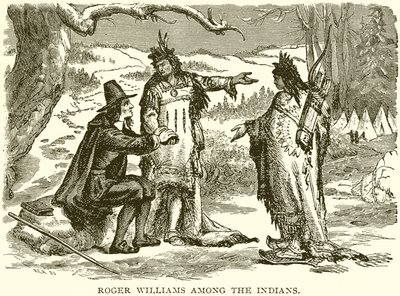 Roger Williams onder de Indianen door English School