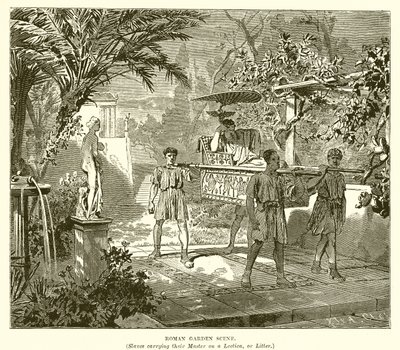 Romeinse tuinscène door English School