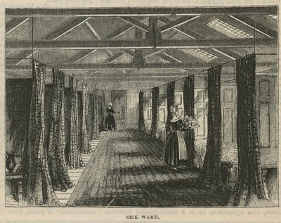 Royal Free Hospital, Londen: Ziekenzaal door English School