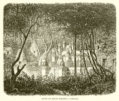 Ruïnes op de berg Bakheng, Cambodja door English School