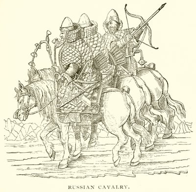 Russische Cavalerie door English School