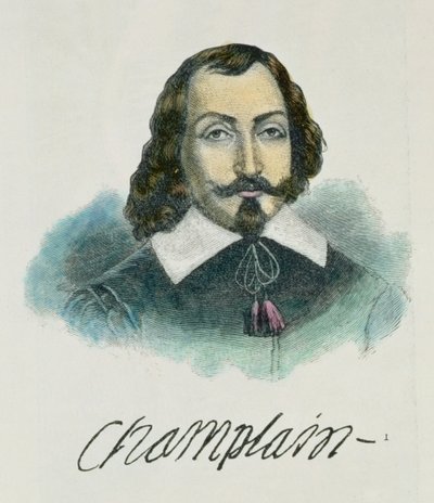 Samuel de Champlain (ca.1567-1635) illustratie uit Volume IV van 