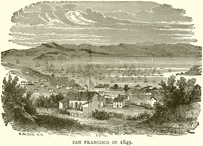 San Francisco in 1849 door English School