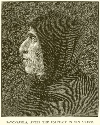 Savonarola, naar het portret in San Marco door English School