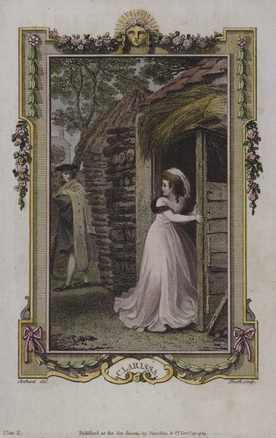 Scène uit Clarissa, door Samuel Richardson door English School