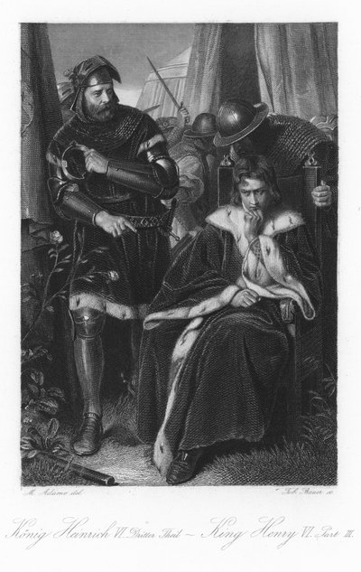 Scène uit King Henry VI Deel III door English School