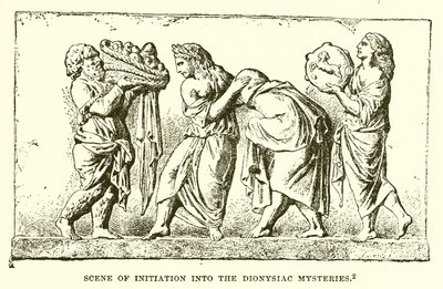 Scène van Initiatie in de Dionysische Mysteriën door English School