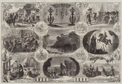 Scènes uit de Pantomimes en Extravaganza