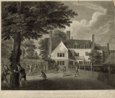 School van Dr Thomas Jephson, Camberwell, Londen door English School