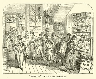 Scotts in de Haymarket door English School
