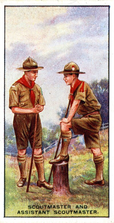 Scoutmaster en Assistent Scoutmaster, 1929 door English School