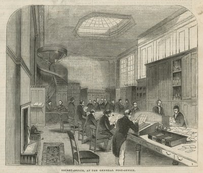 Geheime kantoor bij het General Post Office door English School
