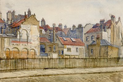 Shaftesbury Avenue, tussen Nassau Street (nu Gerrard Place) en Dean Street door English School