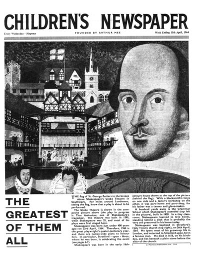 Shakespeare: De grootste van allemaal, voorpagina van 