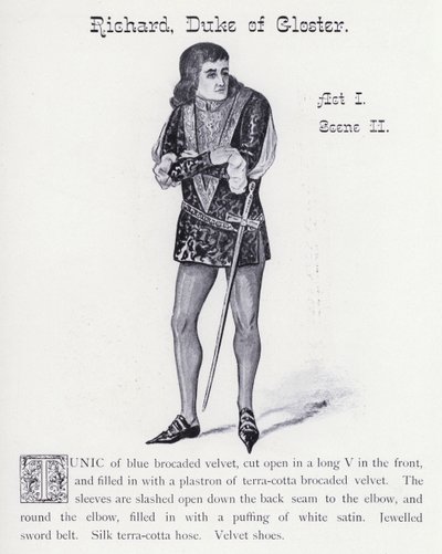 Koning Richard III: Richard, Hertog van Gloster, Acte I, Scene II door English School